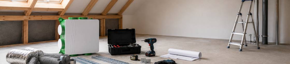Installation zentrale Lüftungsanlage und Montagetipps