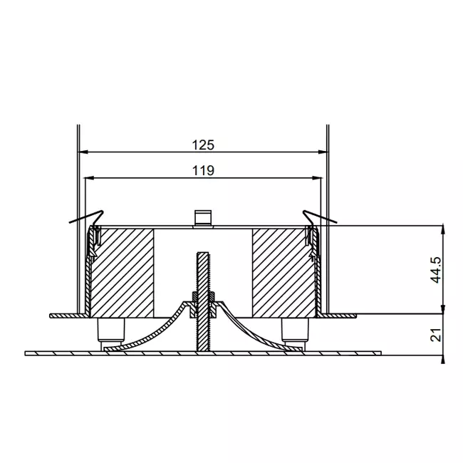 Duco Vent Design quadratisch XL AK Abluft und Zuluft