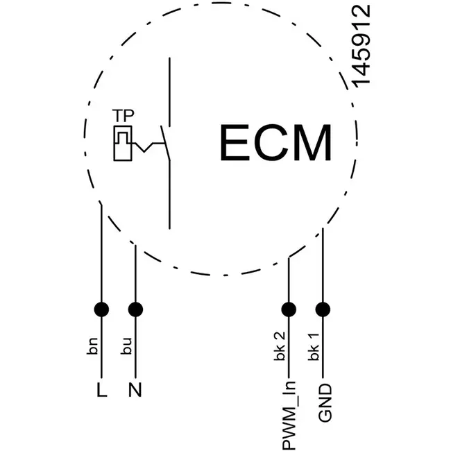 Rohrventilator 125mm Mischströmung ETAMASTER - EM 125 EC 02