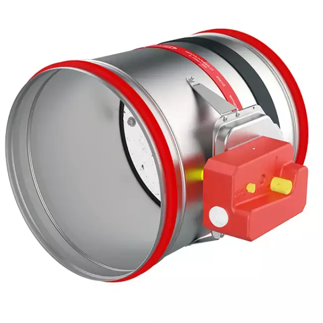 Brandschutzklappe rund 450 mm manuell betätigt - E-FDC40 D450 R