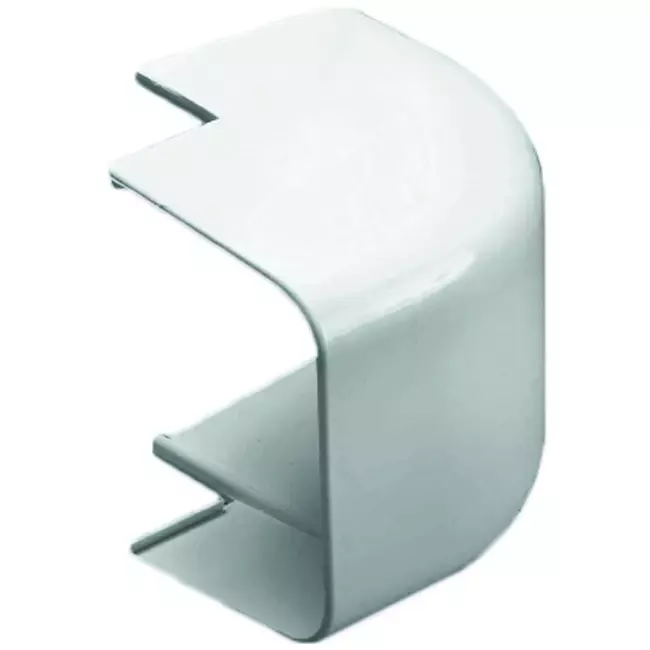 Climaplus-Klimakanal Außenbogen 90x65mm RAL 9010 WEISS
