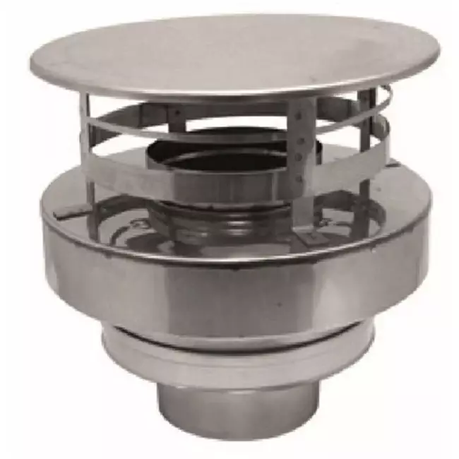 Konzentrischer Durchmesser 80 - 125 mm Haube I316L/I304 (D0,5/0,5) (exkl. Dichtungsgummi Innenrohr)