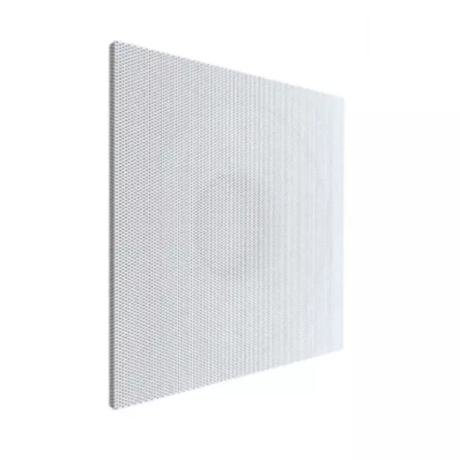 Deckenluftdurchlass 600x600 perforiert für Abluft - Oberanschluss 250 mm - Mischfarbe RAL 9005