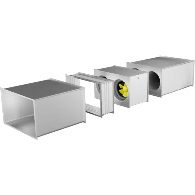 Kanalventilator isoliert - EMKI 8050 EC 21