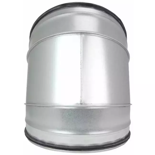 Wickelfalz Bogen 45° Ø 250mm