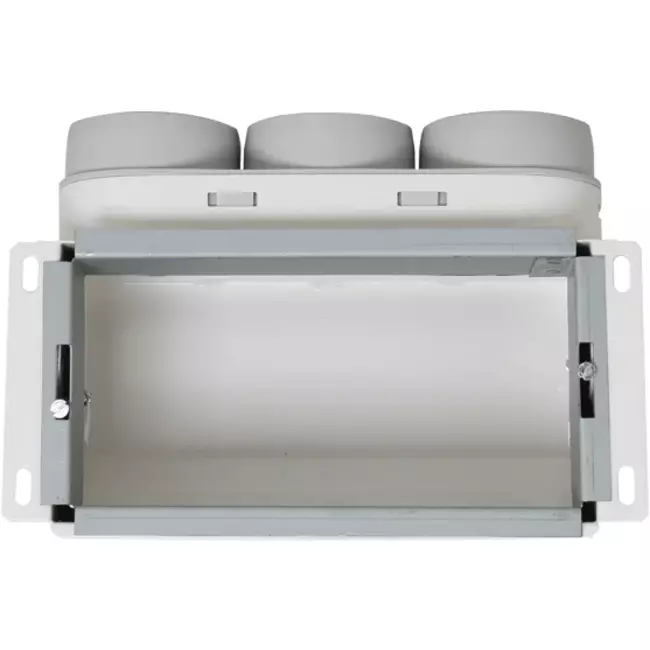Vent-Axia Uniflexplus Wandkollektor oben 3 x Ø69 inkl. 2 x Ø69mm Verschlussdeckel