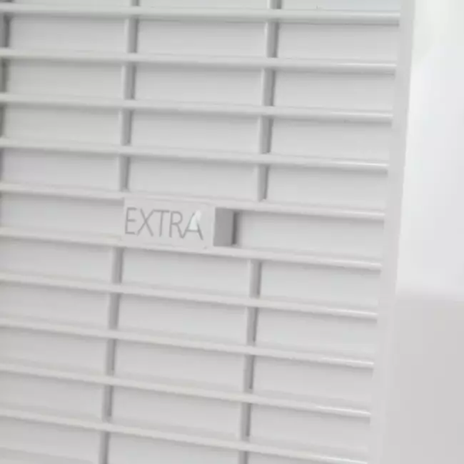 Badezimmerventilator Ø 120 mm, weiß, mit automatischer Absperrklappe und Zeitschaltuhr – Luxusmodell X120ZT