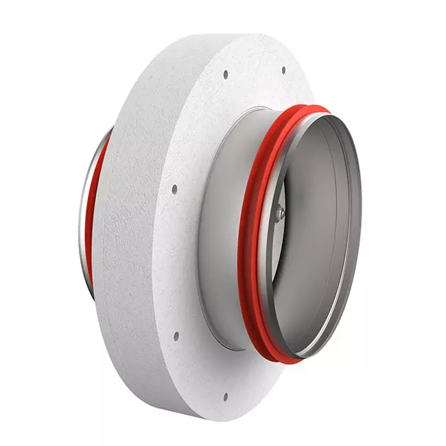 Brandschutzklappe rund kompakt 315 mm Servomotor 24V - E-FDC DD M24 D315