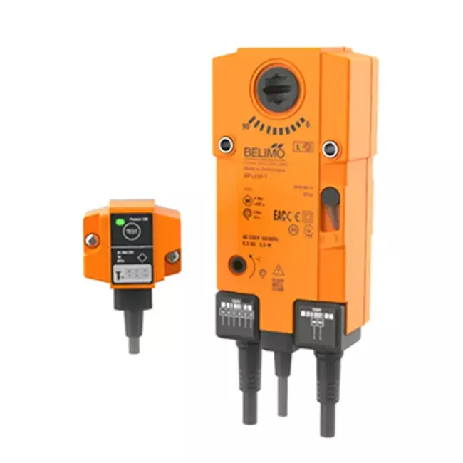 Stellmotor für Brandschutzklappen 24V, 18 Nm, öffnen/schließen - E-BF24 T