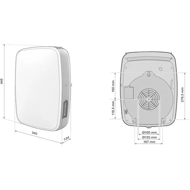 Brink Sonair 3.0 Dezentrale Lüftungseinheit 150 m³/h