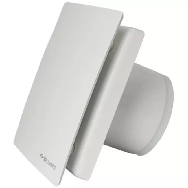 Itho Daalderop Badlüfter Ø100 mm- weiß mit Timer und 2 Geschwindigkeiten BTV-ssst T