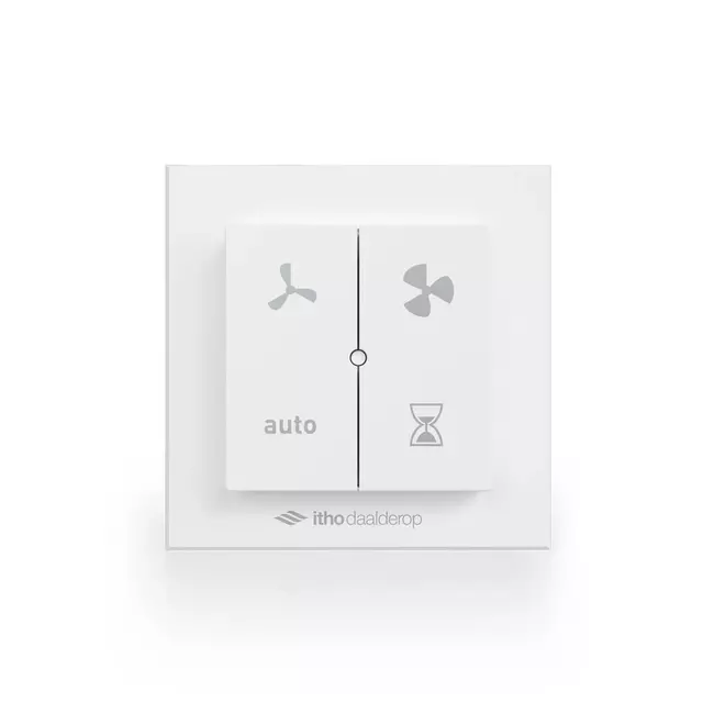 Itho Daalderop CVE-S ECO Optima Inside Hochleistungspaket HP 415 m³/h + Feuchtigkeitssensor + CO2-Sensor + RFT-N Auto control + 4 Ventile - perilex plug
