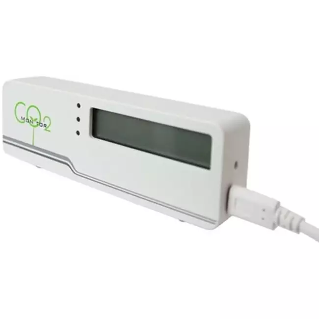 CO₂-Messgerät – Air Indicator Compact inklusive Temperaturanzeige + Stecker
