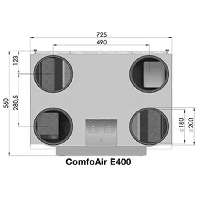 Zehnder ComfoAir E400 R + RF Module