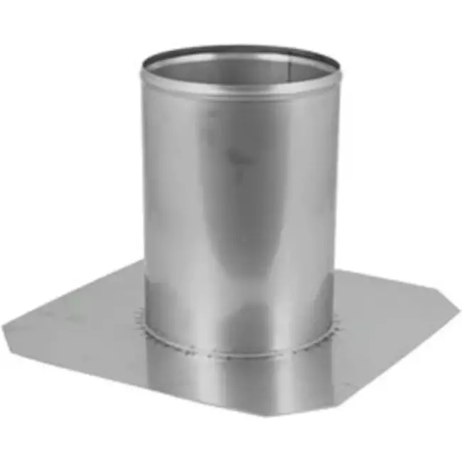 Dachdurchführung für Rohrdurchmesser 100 mm Flachdach INOX