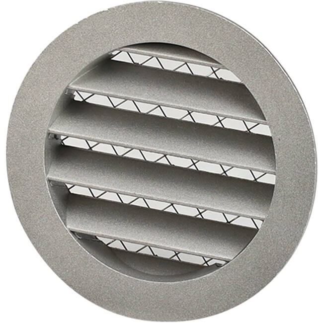 Wandauslass 100 mm Außenluft Aluminium - EL-A-RLP100