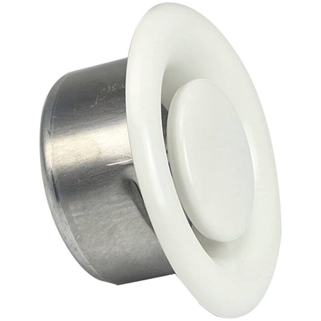 Entlüftungsventil 80 mm Metall - E-DVS80 RAL9010