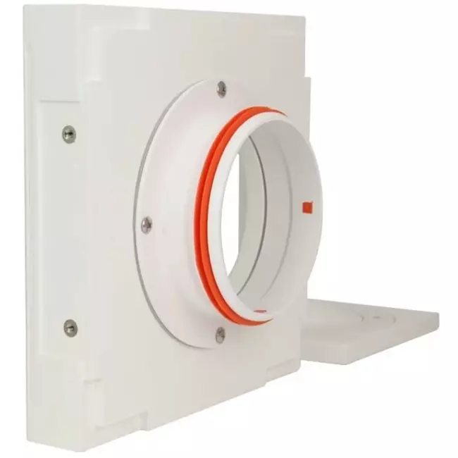 Ergovent rahmenloses verputzbares Ventiel - Quadratisch - 100 mm