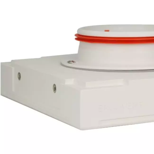 Ergovent rahmenloses verputzbares Ventiel - Quadratisch - 100 mm