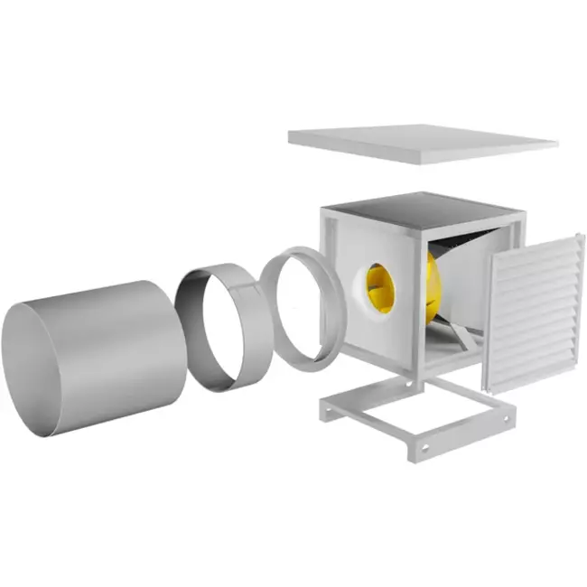 Boxventilator Motor-Außenluftstrom - MPC 800 D6 T40
