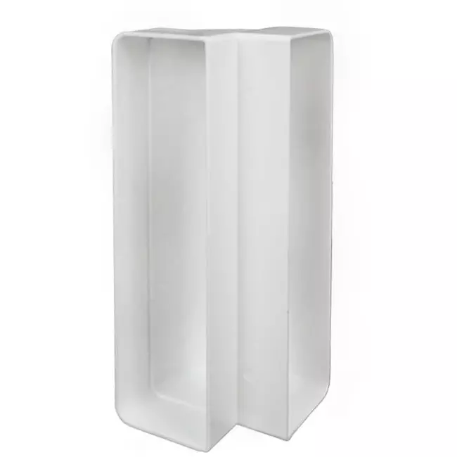 Bogen für Flachkanal 90° Kunststoff Vertikal 220x90mm KLV29-90