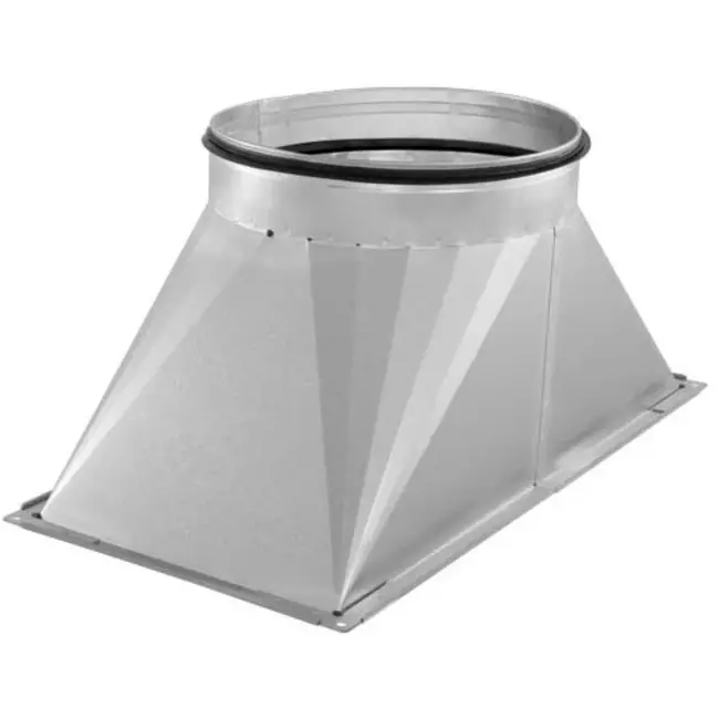 Ruck® Übergang Kanal/Rohr - 500x250 - Ø250 mit Gummi (UKR 5025 03)