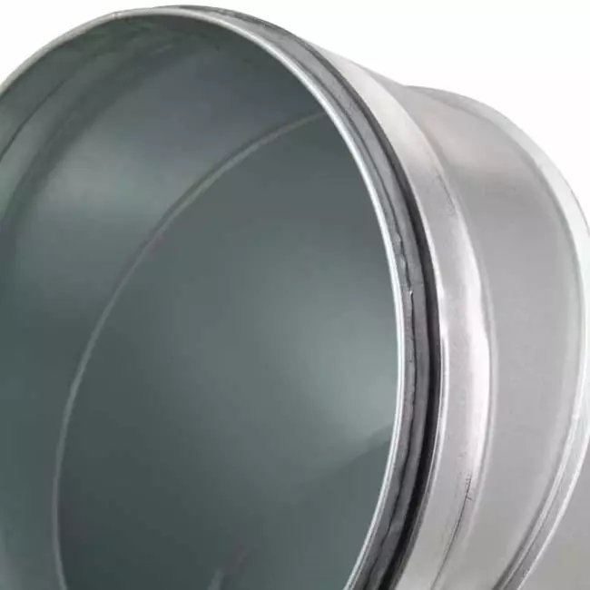 Wickelfalz Bogen 90° Ø 250mm