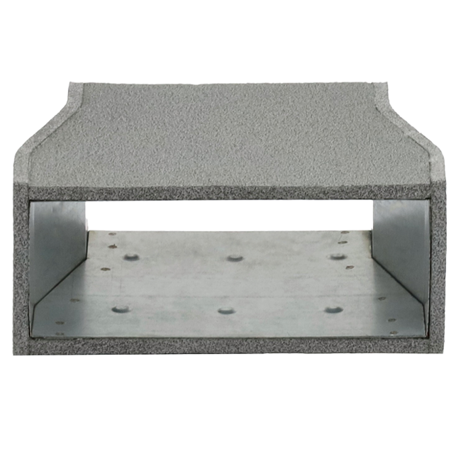 Thermoduct-Reduzierstück 300x80 auf 170x80 für Rohrleitungen