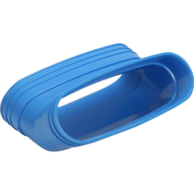 Wavin Ventiza Bogen 45 Grad PVC oval 195x80 mm vertikal M/M