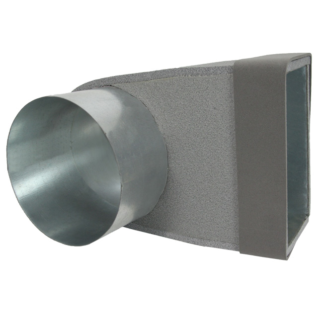 Thermoduct Rohranschluss 220x80 mm nach Ø 150 mm