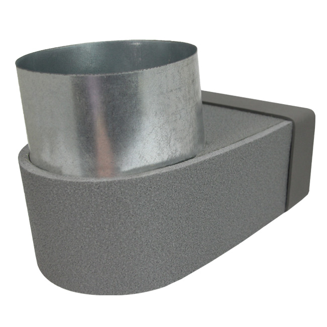 Thermoduct Rohranschluss 220x80 mm nach Ø 160 mm
