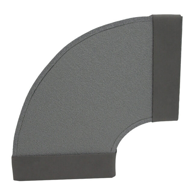 Thermoduct Bogen für Flachkanal 90º 300x80 mm Horizontal