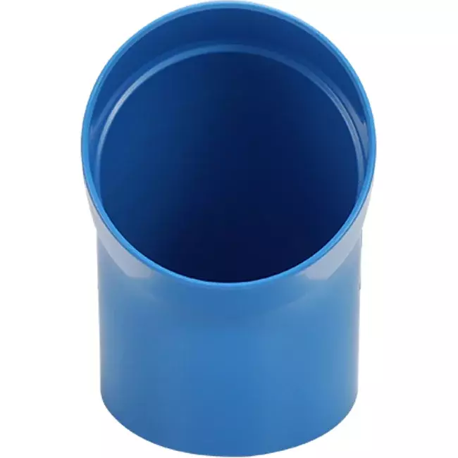 Wavin Ventiza 45 Grad Bogen PVC rund mit Durchmesser 80 mm M/S