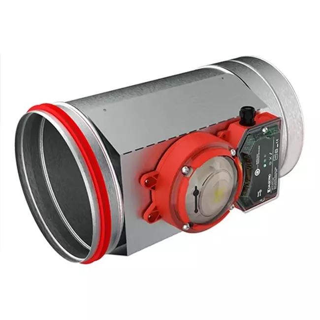 Rauchsensor 24V für runde Brandschutzklappe 710 mm - E-FDC A SSA D710 24