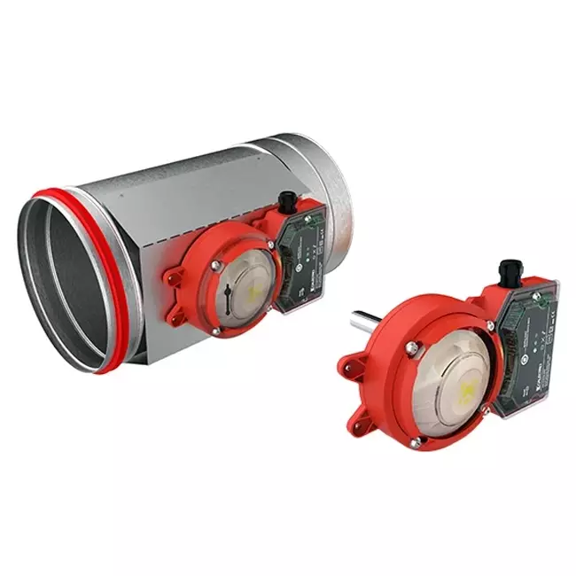 Rauchsensor 24V für runde Brandschutzklappe 710 mm - E-FDC A SSA D710 24