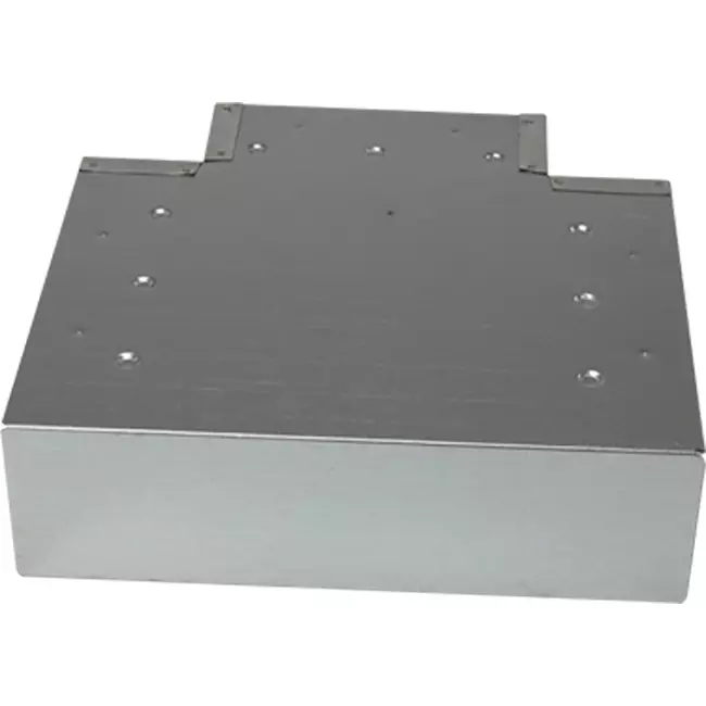 T-Stück (gewinkelt) 90 Grad 220x80 mm - 170x80 mm für Abgasanlage