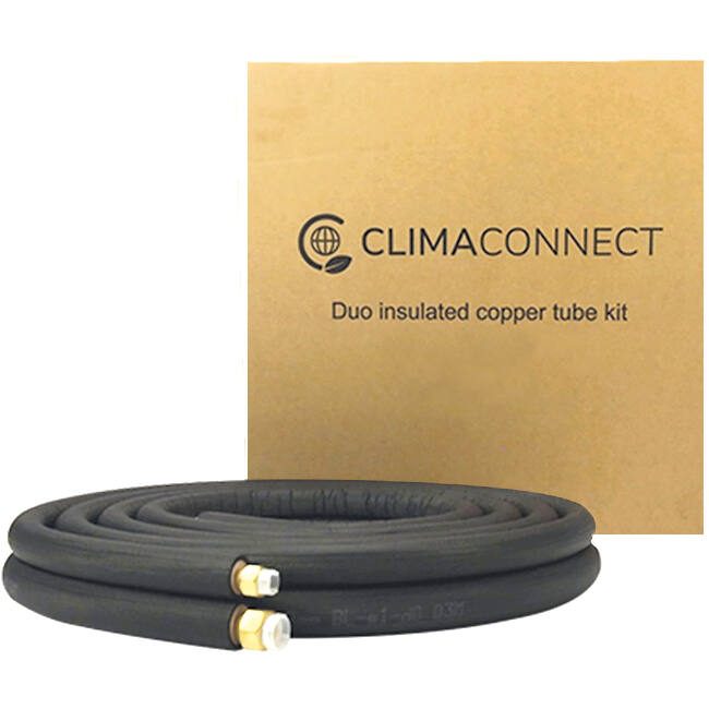ClimaConnect-Kühlleitungsset mit Flanschverschraubungen  1/4–1/2, Länge 6 Meter