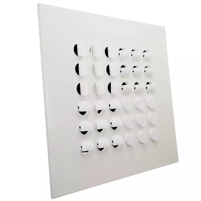 Multinozzle Deckenluftdurchlass 596x596mm – MN16 RAL9010