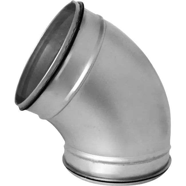 Wickelfalz Bogen 60° Ø 100mm
