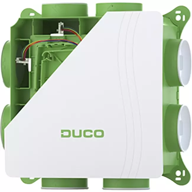 DucoBox Silent 2.0 400 m³/h + RF-Steuerung + CO2-Sensor - Sicherheitsstecker