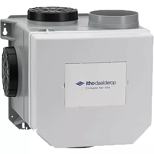 Itho Daalderop CVE-S ECO Optima Inside Hochleistungspaket HP 415 m³/h + Feuchtigkeitssensor + CO2-Sensor + RFT-N Auto control + 4 Ventile - perilex plug