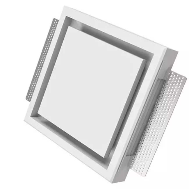 Ergovent rahmenloses verputzbares Ventiel - Quadratisch - 100 mm