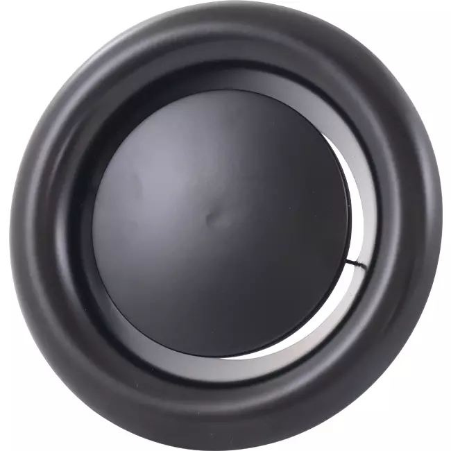 Entlüftungsventil 125 mm Metall - E-DVS125 RAL9005 30% glänzend