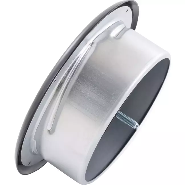 Entlüftungsventil 125 mm Metall - E-DVS125 RAL9005 30% glänzend