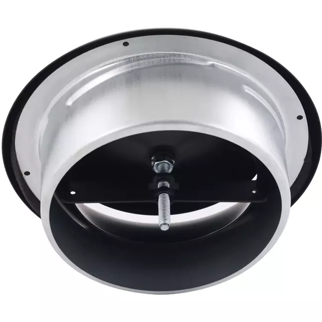 Belüftungsventil 125 mm Metall - S-DVS125 RAL9005 30% glänzend
