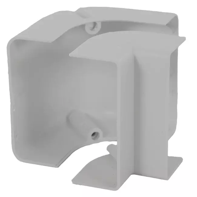 ClimaConnect Außenbogen für Montageschacht 100 mm - RAL 9010