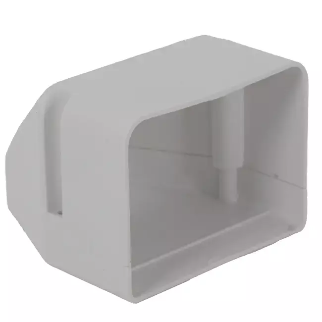 ClimaConnect Endstück für Montageschacht 75 mm - RAL 9010