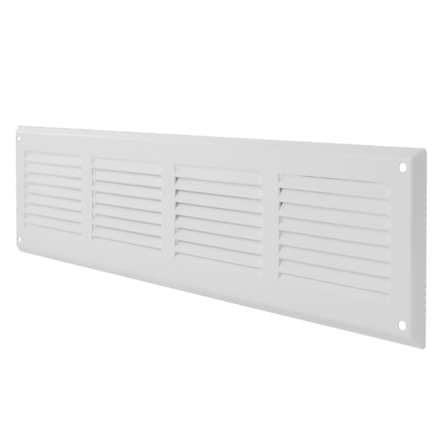 Wanddurchlass 400x100mm Aluminium - RAL9016