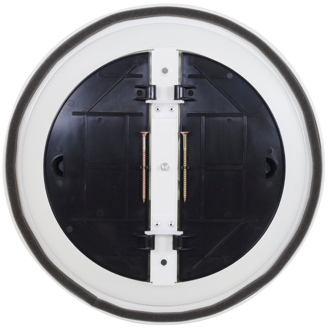 Deckendiffusor rund mit festem Muster Ø 300 mm - RAL9010