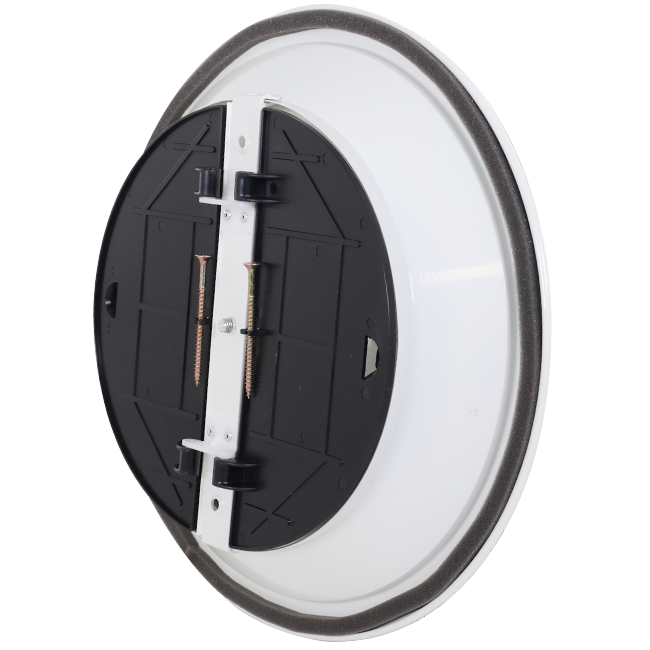 Deckendiffusor rund mit festem Muster Ø 300 mm - RAL9010